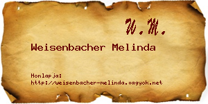 Weisenbacher Melinda névjegykártya